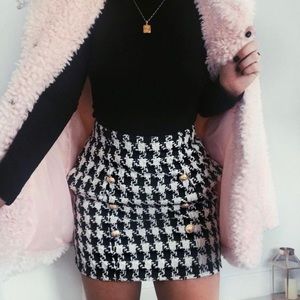 Houndstooth Skirt NWOT, Never Worn